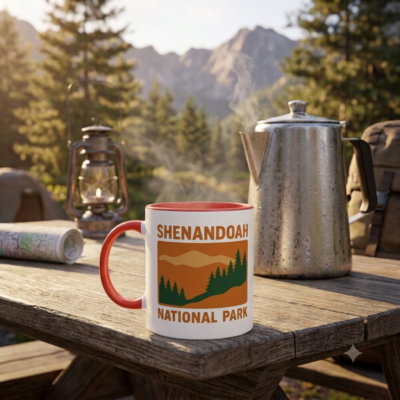 Retro Shenandoah National Park Mug