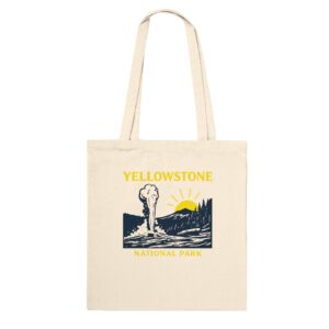 Vintage Yellowstone Tote Bag
