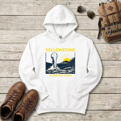 Vintage Yellowstone National Park Hoodie Sweatshirt